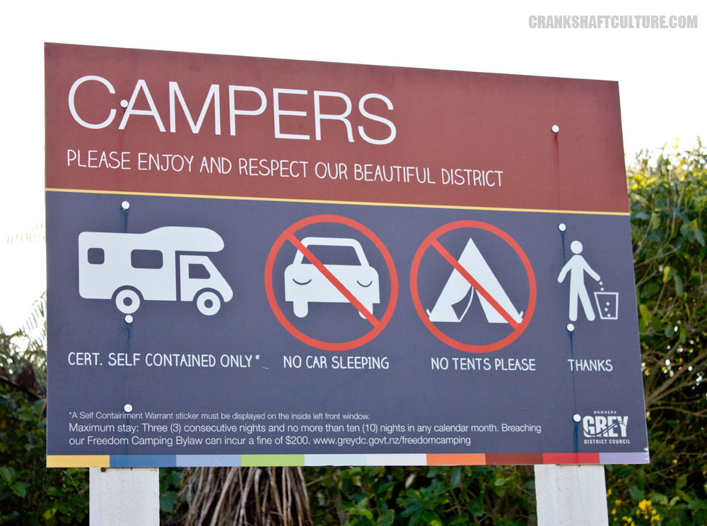 self contained campervans only