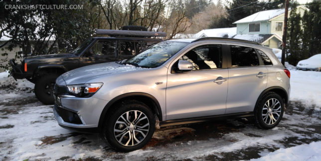 Outlander Sport in the driveway