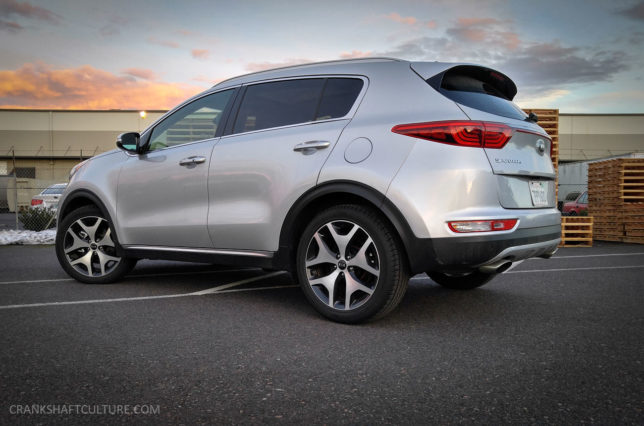 2017 Kia Sportage SX rear - CRANKSHAFT CULTURE