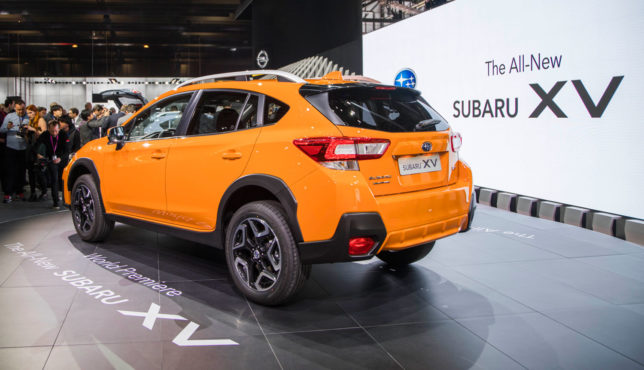 Orange 2018 Subaru Crosstrek