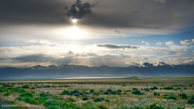 Sun rays US50 Nevada