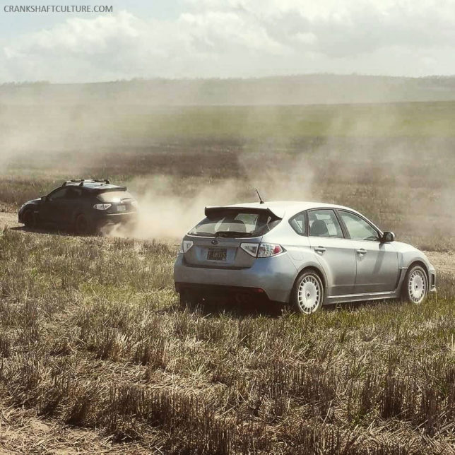 Rexie in her natural habitat: enjoying the dust and gravel during the Oregon Trail Rally.