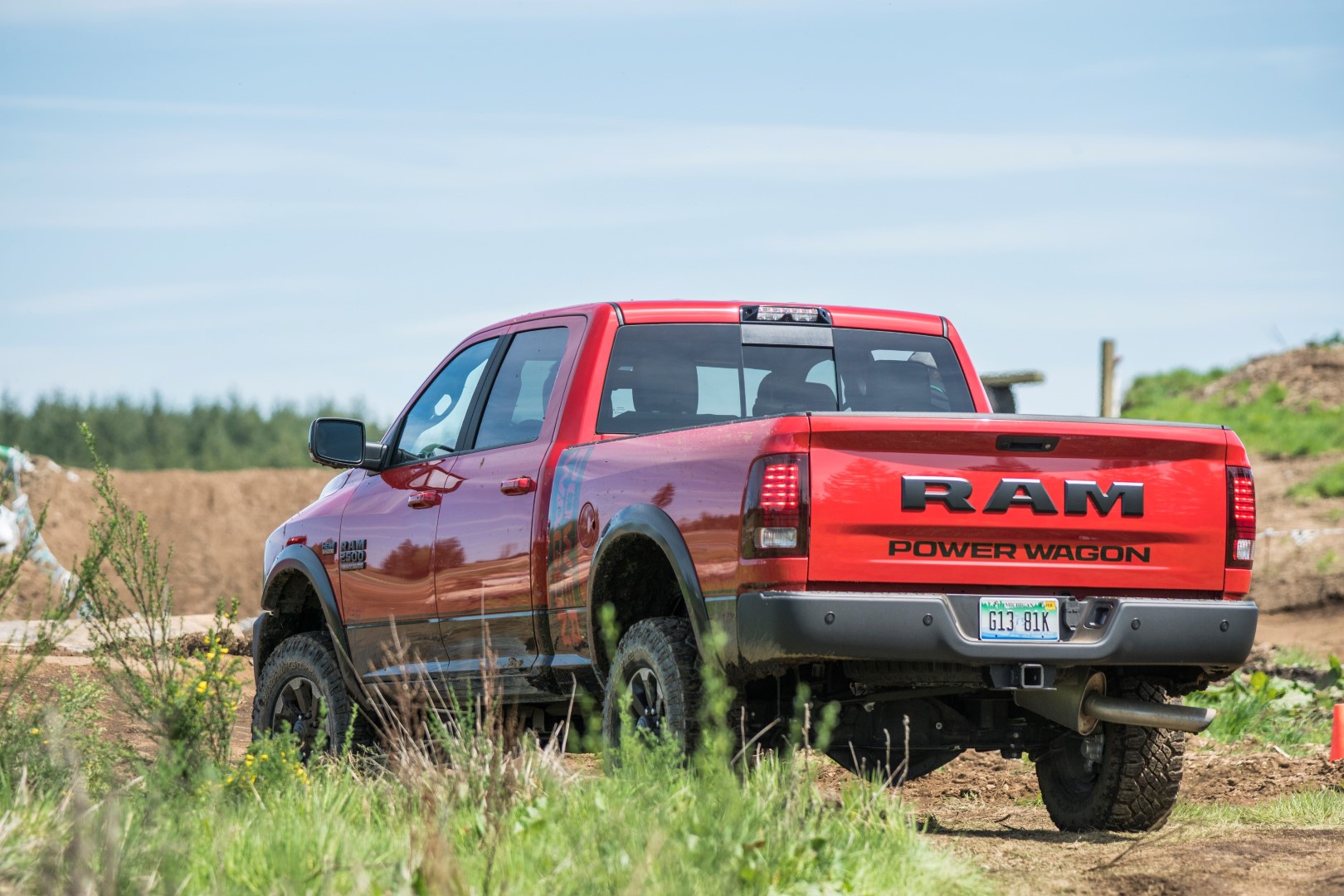 RAM Power Wagon in the dirt