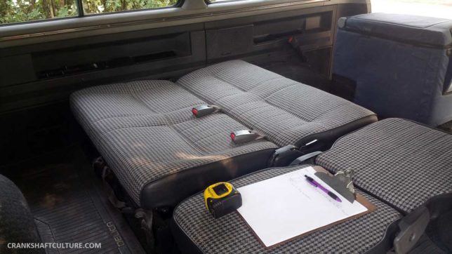 Delica bench seat