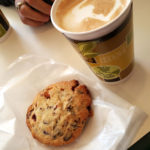 Mouse's Chocolates &amp; Coffee's latte! D = decaf, please don't judge me.