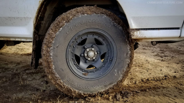 Yokohama Geolandar A/T G015 in mud