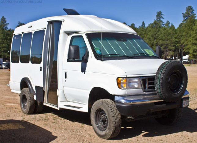 We love this home-built short bus conversion. 