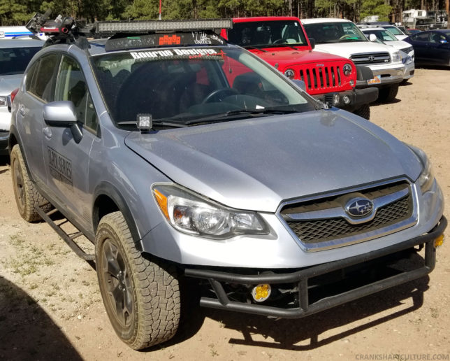 It's always rad to see lifted Subarus, especially a rally-inspired Crosstrek!