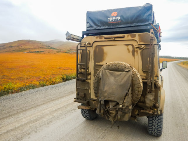 You can never get enough of the NW Territory fall colors and Dempster mud.