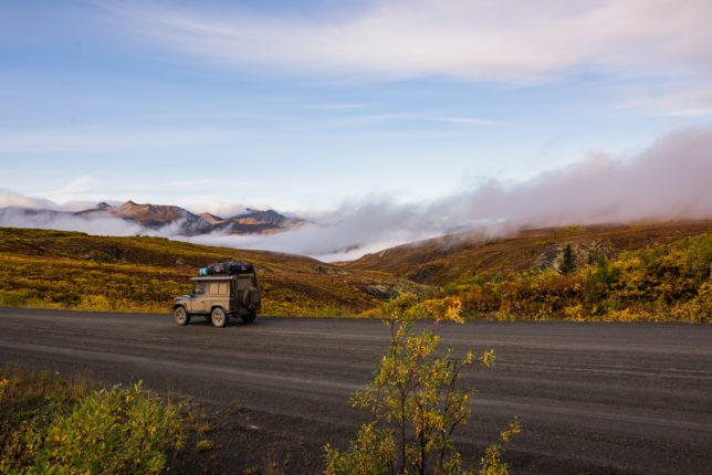 Northwest Territory fall colors and Dempster mud = a perfect combination.