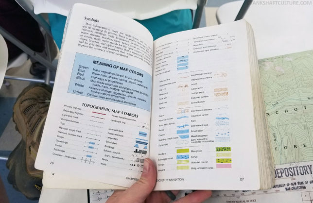 Learning topo graphics on a map is key to successful navigation!