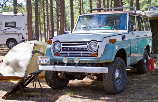 A gem found at Expo, a Toyota FJ55 Land Cruiser, otherwise known as the Iron Pig. 