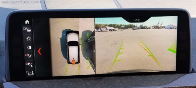 BMW X3 xDrive 30i rearview camera