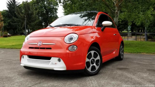 Responsive, sassy, and small, the 2017 Fiat 500e EV is a hoot to drive. 