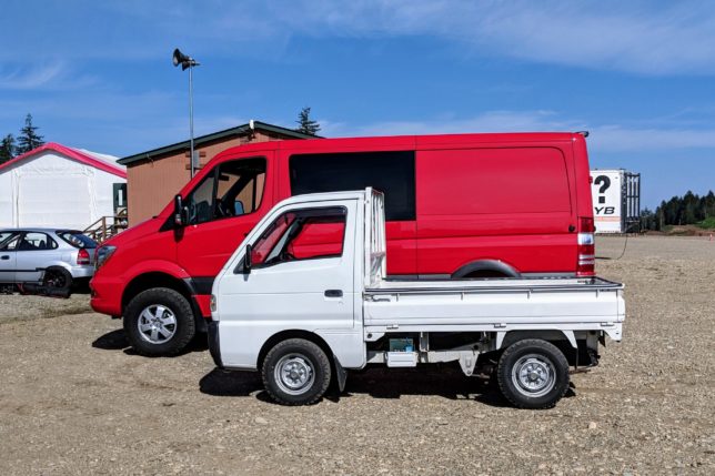 Suzuki Carry vs. Mercedes-Benz Sprinter