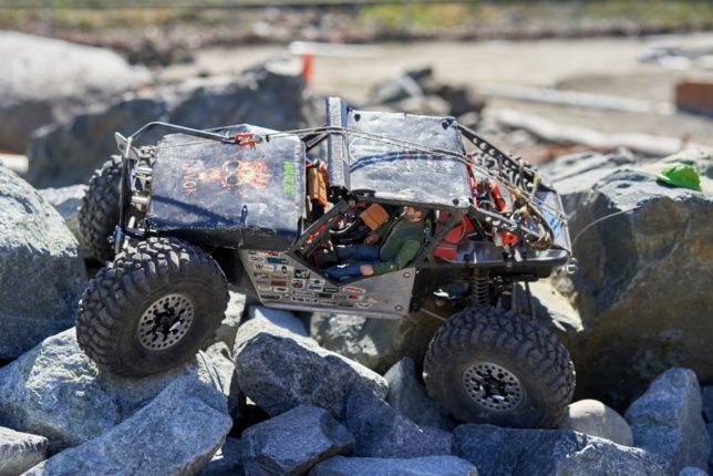 Hand E. Axial Wraith RC crawler