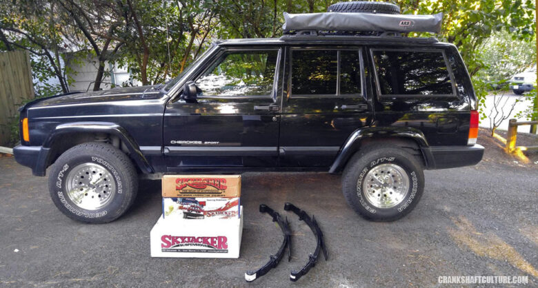 Giving our Jeep Cherokee a Lift