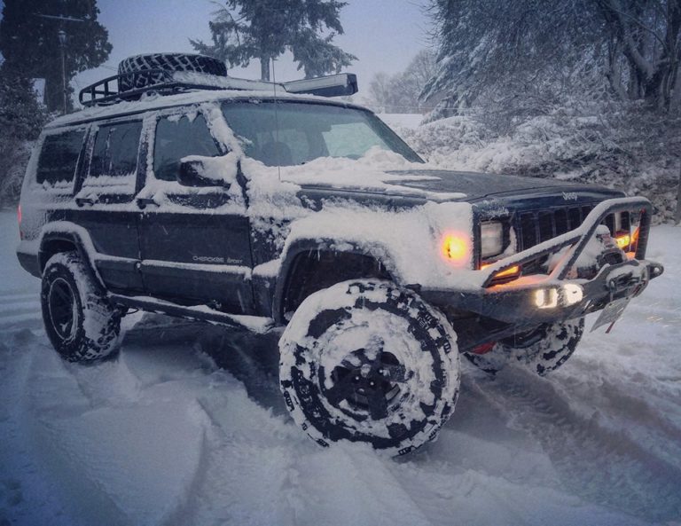 Portland Snow Storm Drone Footage