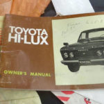1971 Toyota Hilux owner's manual