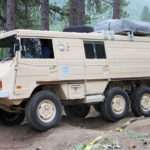 6x6 Pinzgauer on the obstacle course