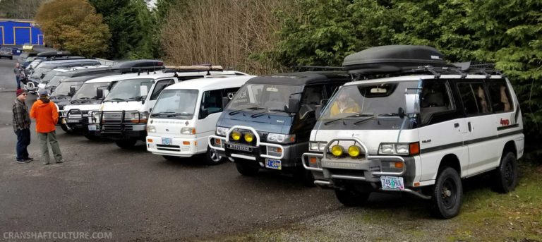 Delicas Unite! A Crankshaft Culture Gathering in Oregon