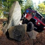 Traxxas Defender 110 in the rocks