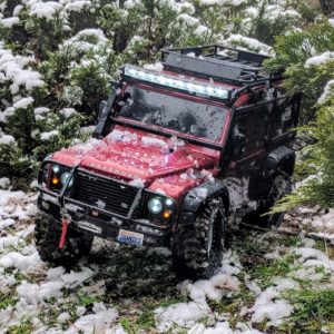 Traxxas TRX-4 Rover in the snow
