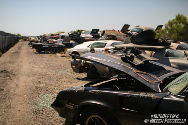 Pontiacs at junkyard