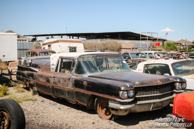 Old rusty Cadillac 
