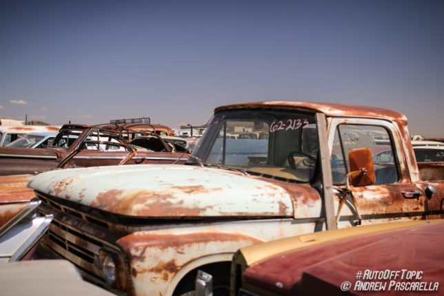 Old rusty pickup