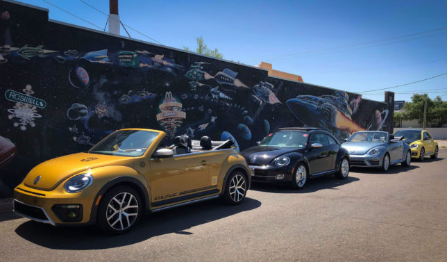 VW New Beetles in Roswell