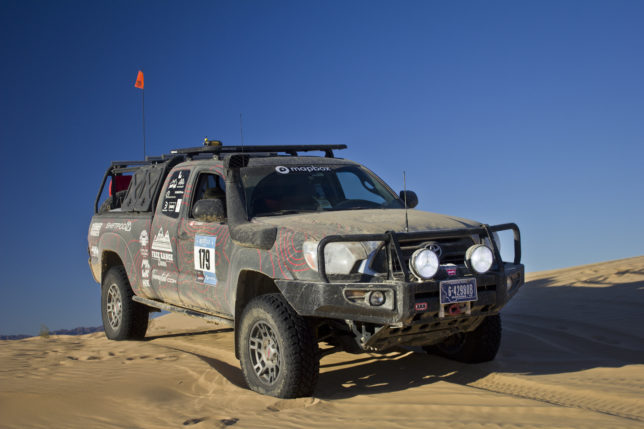 The 2012 Toyota Tacoma confidently drove the dunes.