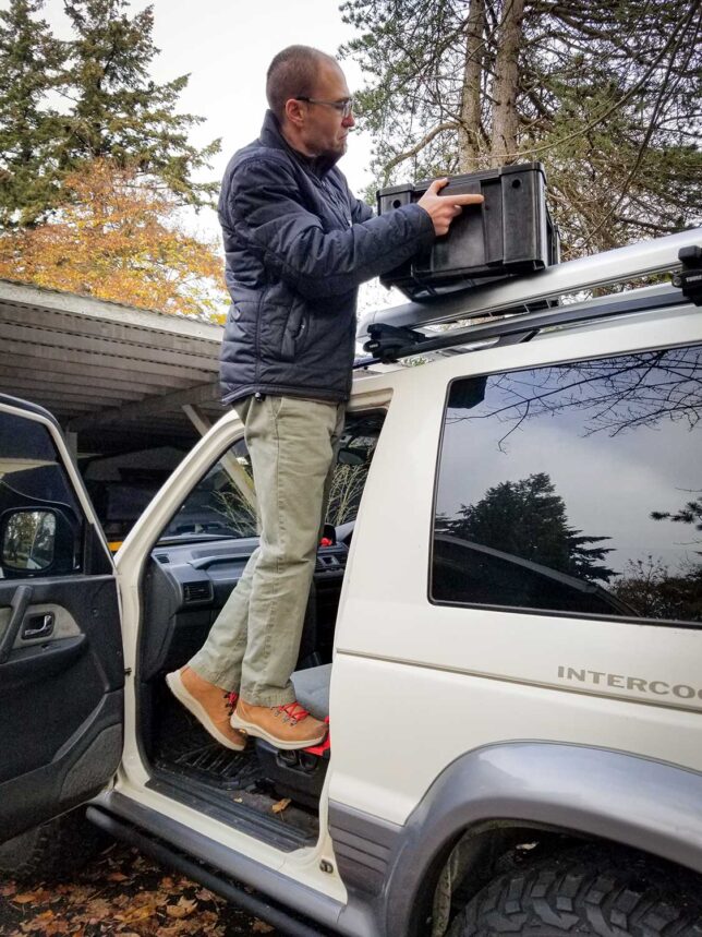 Andy Lilienthal using SUV Doorstep