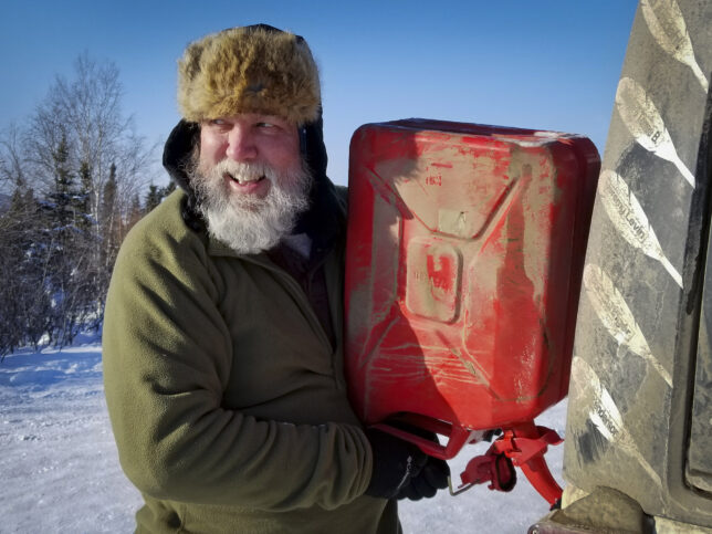 Arctic Circle Alaska jerry can fill-up