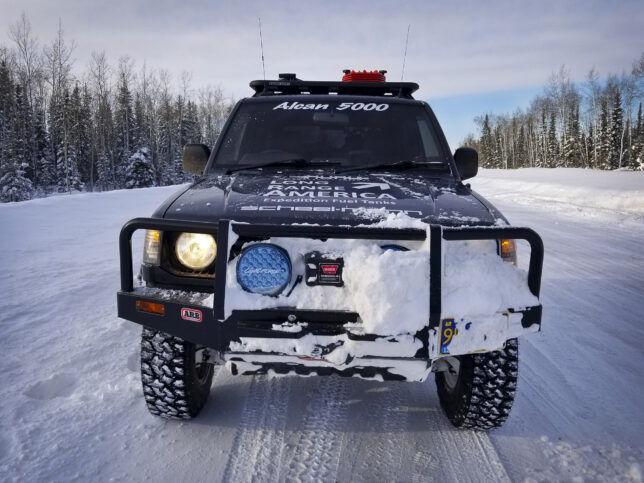 Post Klondike Hwy ditch dive