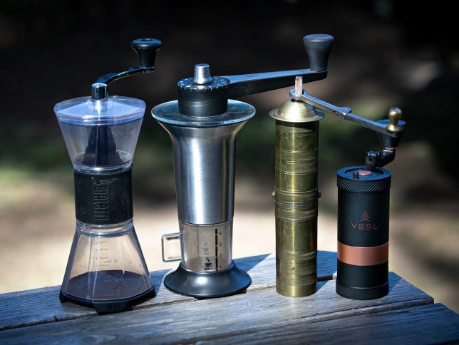 The VSSL Java vs. other manual coffee grinders. 