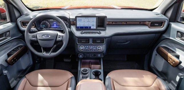 2021 Ford Maverick Lariat interior.