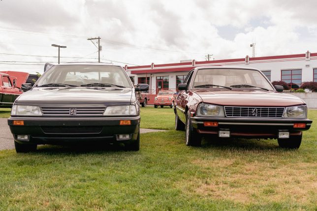 Peugeot 405 Mi16 and 505 STI at Concours d'Lemons 2021