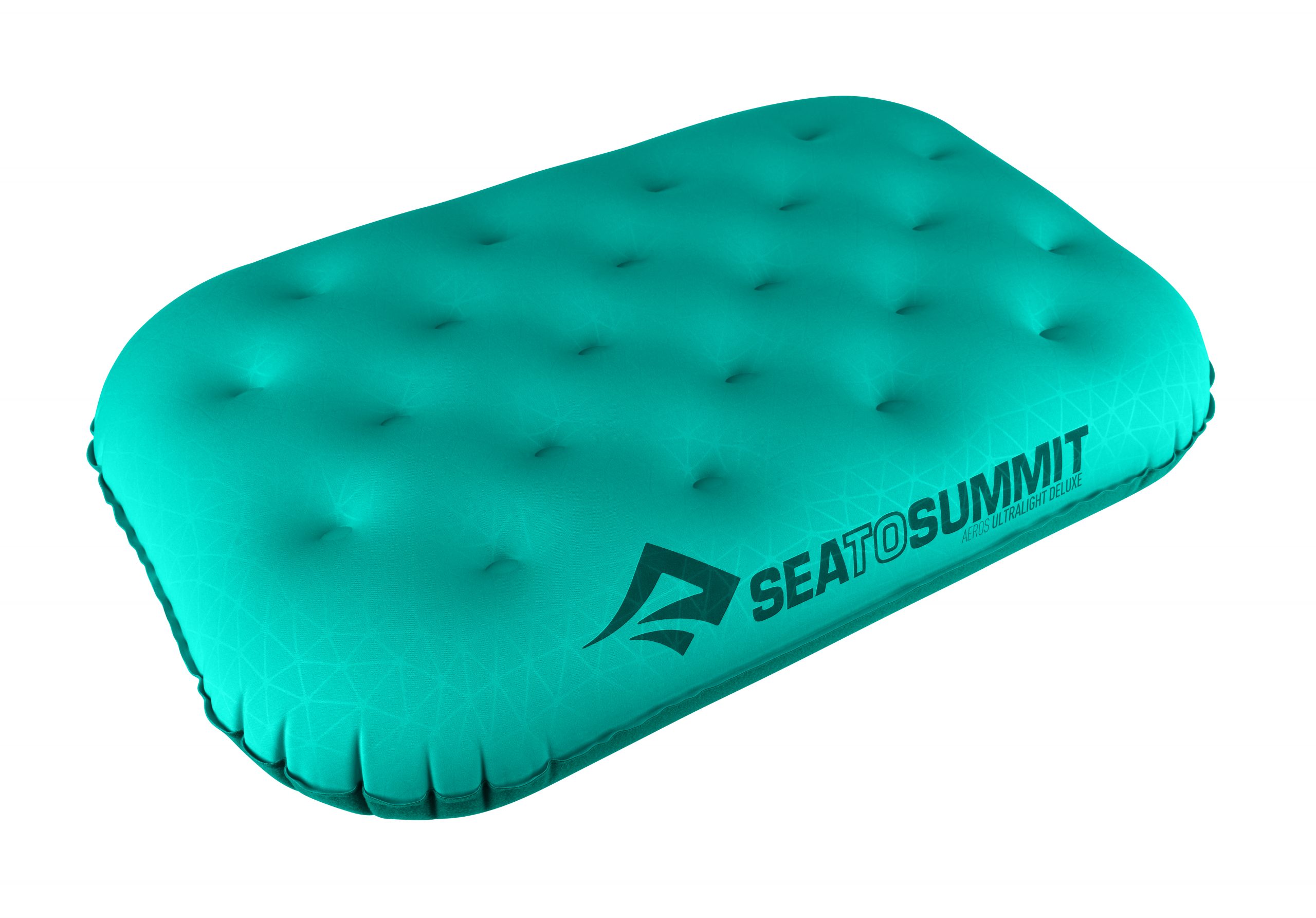 The Aeros Ultralight Deluxe Pillow  in sea foam color.