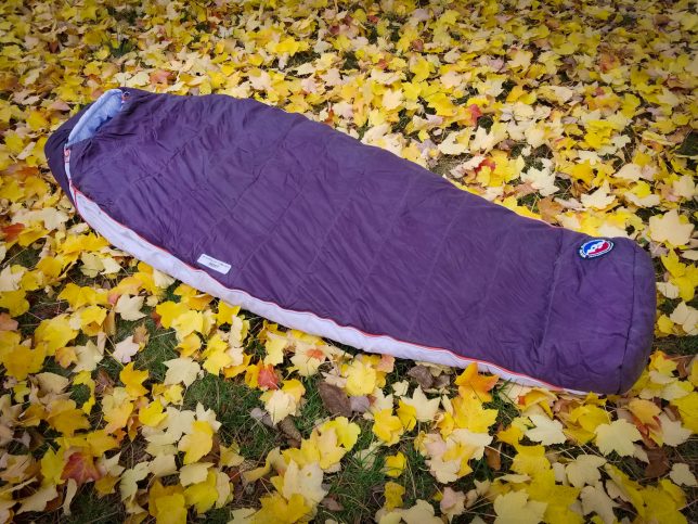 Big Agnes' Torchlite 20° sleeping bags are expandable, allowing 10" of extra room.