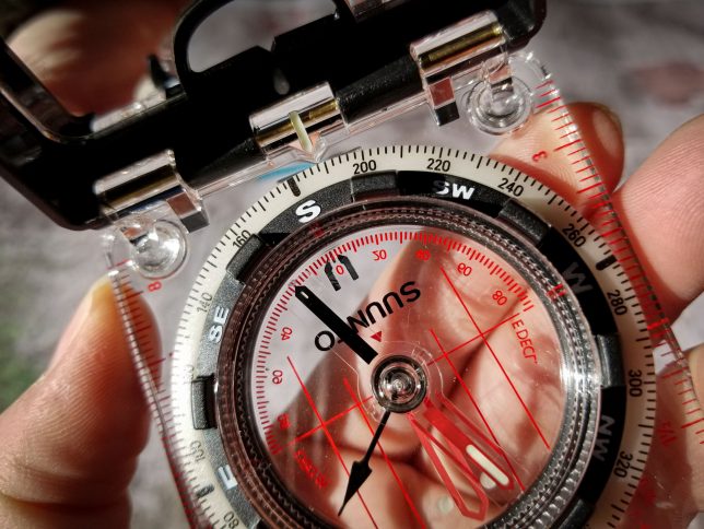 The Suunto MC-2G compass dial offers precision and ease of use.