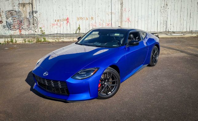 2023 Nissan Z from the front. 