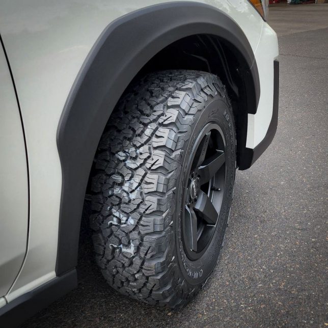 215/75/15 BFGoodrich KO2 all-terrain tires. 