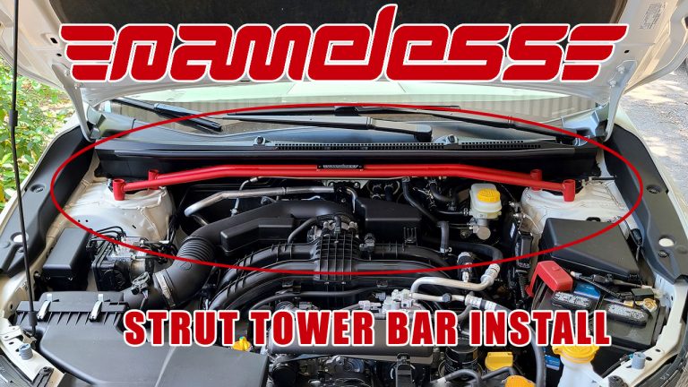 Nameless Performance Subaru Crosstrek Strut Tower Bar Installation