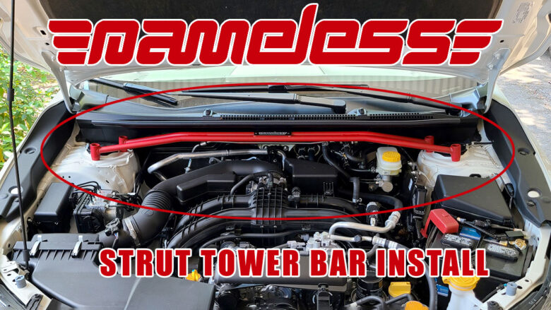 Nameless Performance Subaru Crosstrek Strut Tower Bar Installation