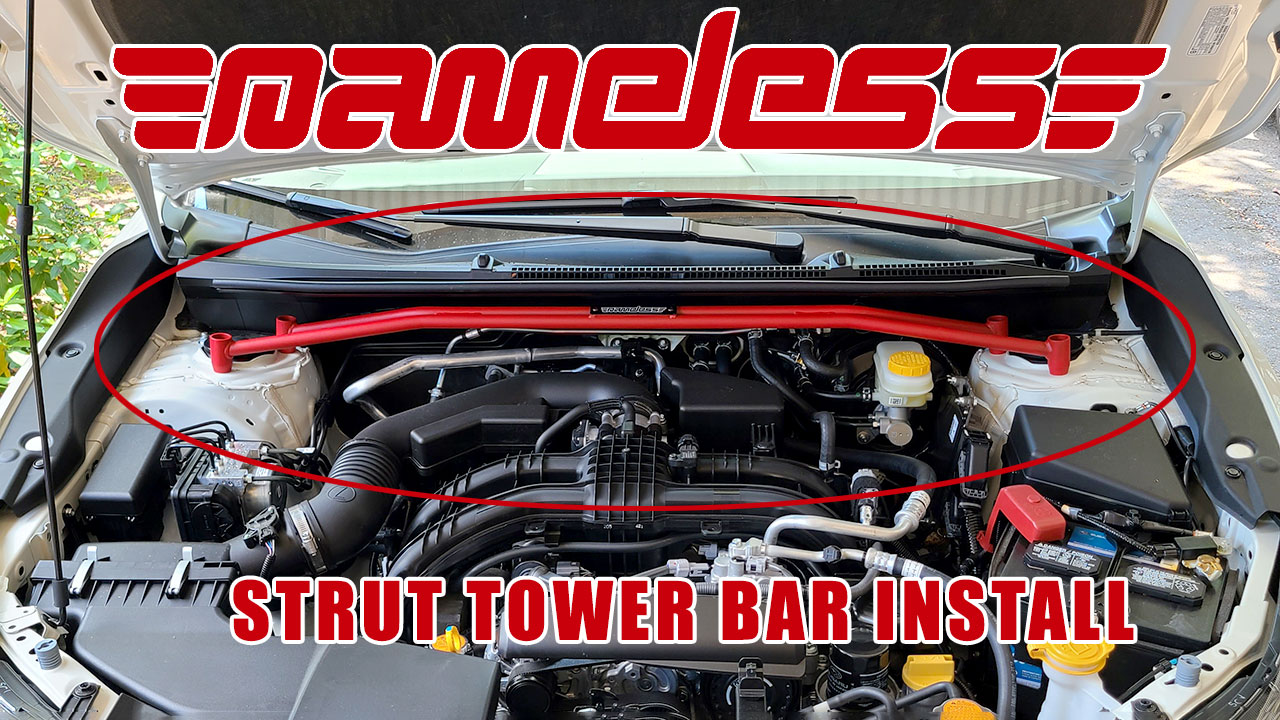 nameless-performance-crosstrek-strut-tower-brace-installation