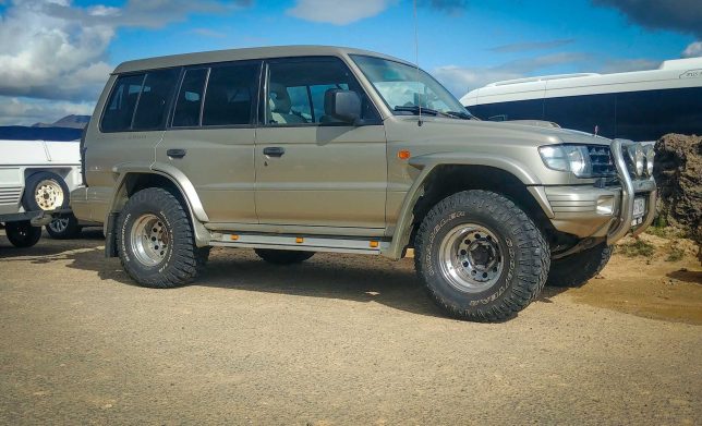 Gen 2 Mitsubishi Pajero in Iceland.