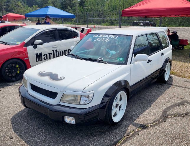 White forester 2023 Wicked Big Meet