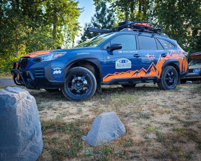 Alcan 5000 Subaru Outback Wilderness at Big Northwest Meet 2023
