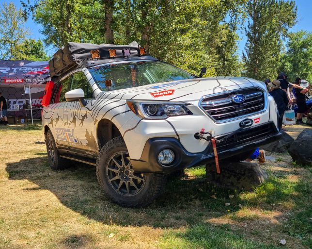 Rallitek Subaru Outback at at Big Northwest Meet 2023